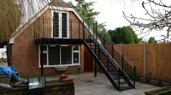 Bespoke Balcony and Staircase